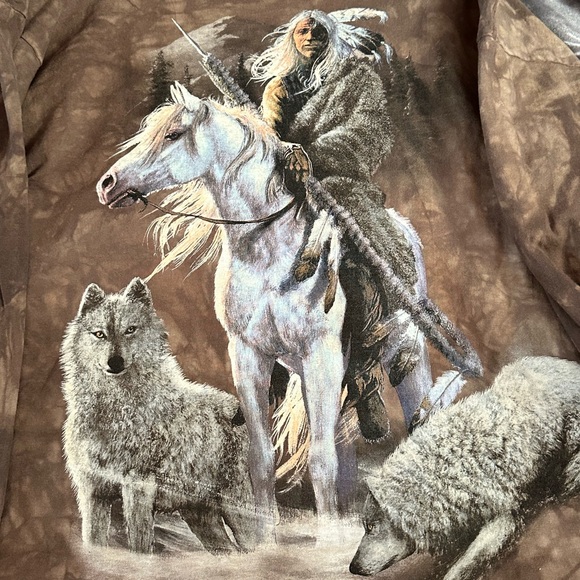 LONG SLEEVE JUMPER WITH PRINT BACK FIELDS OF TREASURE